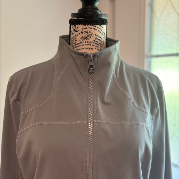 Gray Quarter-Zip Pullover Zyia Active, XXL - Picture 2 of 9